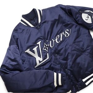 Louis Vuitton Dark Blue Varsity Jacket